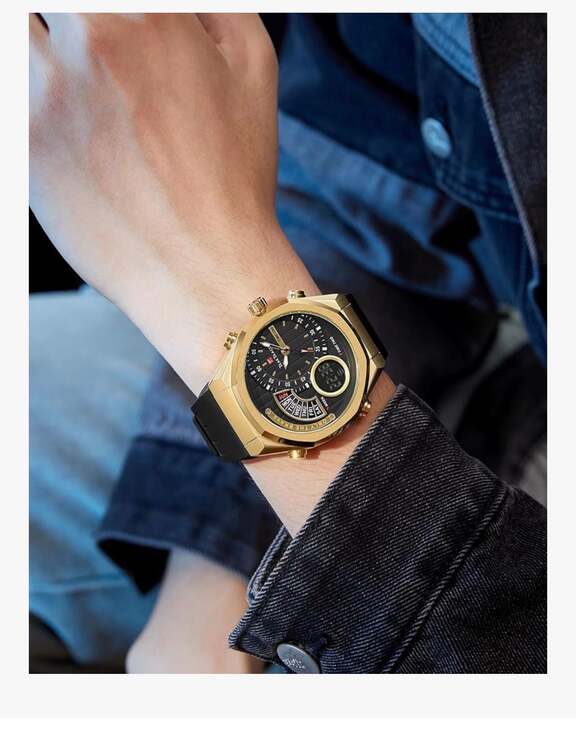 TEARTRACE Men's Watches Analog Digital Quartz Waterproof Sport Watches - Picture 6 of 8